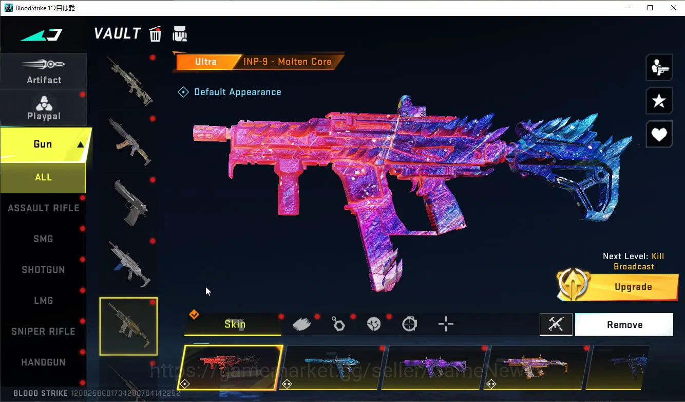 Blood Strike Accounts ASIA|1 ETERNAL MP5-Dominator|10 ULTRA[UMP45,INP9,E image 8