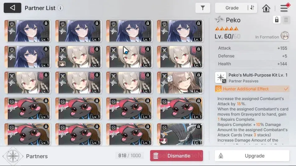 Chaos Zero Nightmare Accounts ASIA|Lv 54|13 SSR[(SerenielM4,Chizuru,Tiphera)+Sig image 7
