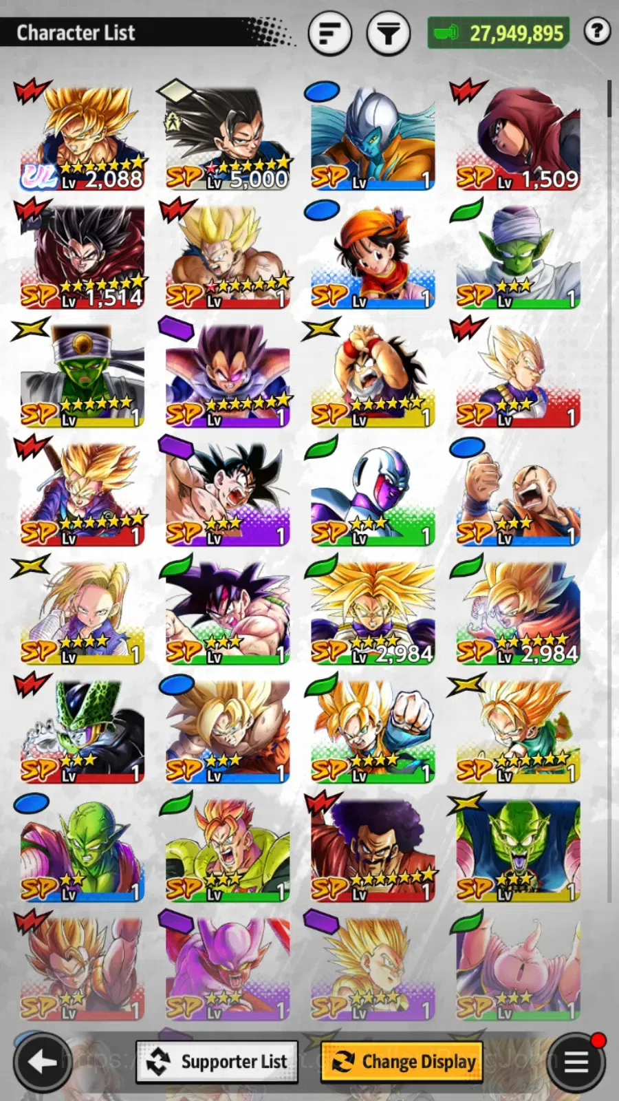 Dragon Ball Legends Accounts Android | Super Saiyan Goku (7 Stars, Lv 2,088), w image 2