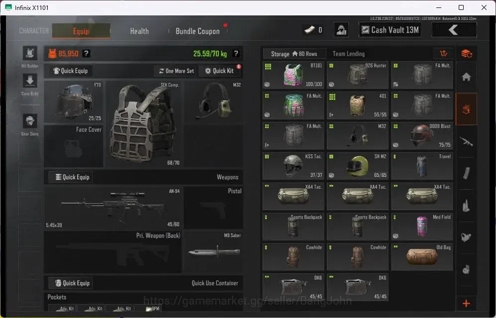 Arena Breakout Accounts Mobile | | LV 26 | SV 14.7 M | CV 13.1 M | ET AK-7 image 3