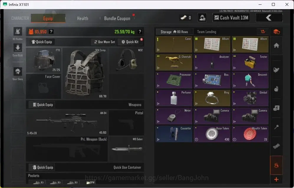 Arena Breakout Accounts Mobile | | LV 26 | SV 14.7 M | CV 13.1 M | ET AK-7 image 6