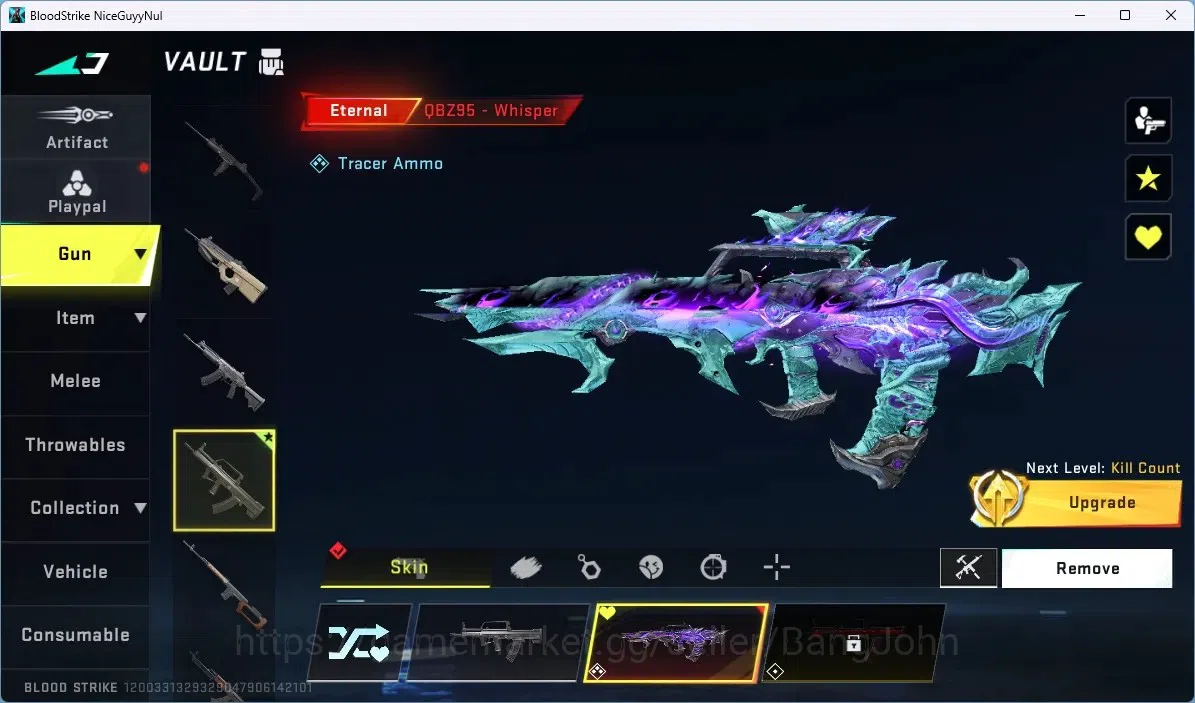 Blood Strike Accounts ASIA |1 ETERNAL: QBZ95|1 AOT|2 Limited Gun|4 Ultra image 12