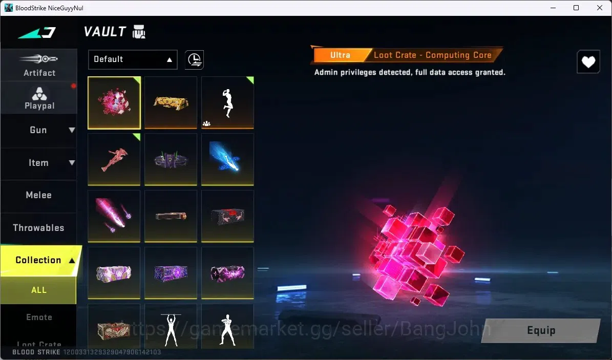 Blood Strike Accounts ASIA |1 ETERNAL: QBZ95|1 AOT|2 Limited Gun|4 Ultra image 17