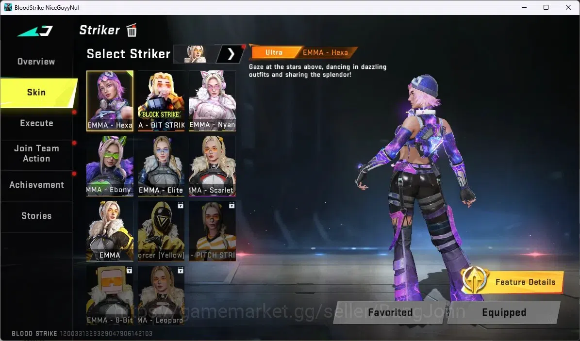 Blood Strike Accounts ASIA |1 ETERNAL: QBZ95|1 AOT|2 Limited Gun|4 Ultra image 18