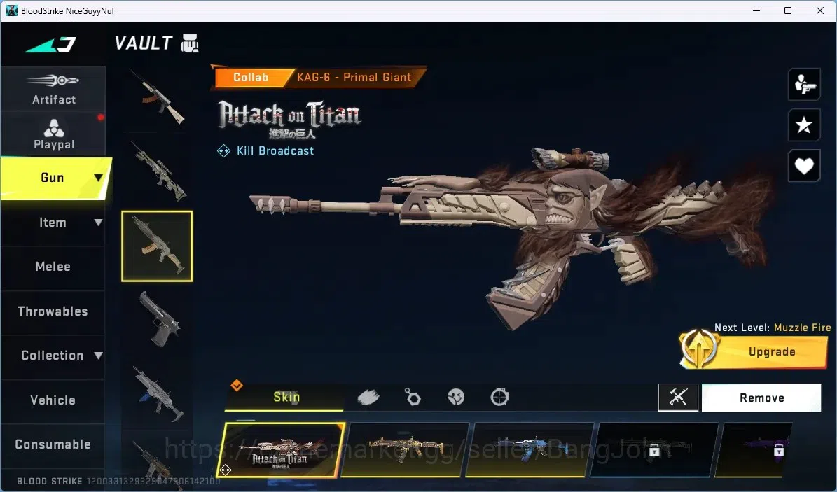 Blood Strike Accounts ASIA |1 ETERNAL: QBZ95|1 AOT|2 Limited Gun|4 Ultra image 5