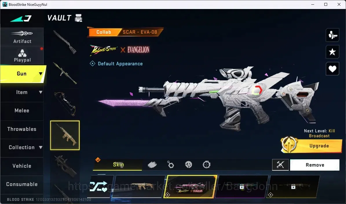 Blood Strike Accounts ASIA |1 ETERNAL: QBZ95|1 AOT|2 Limited Gun|4 Ultra image 8