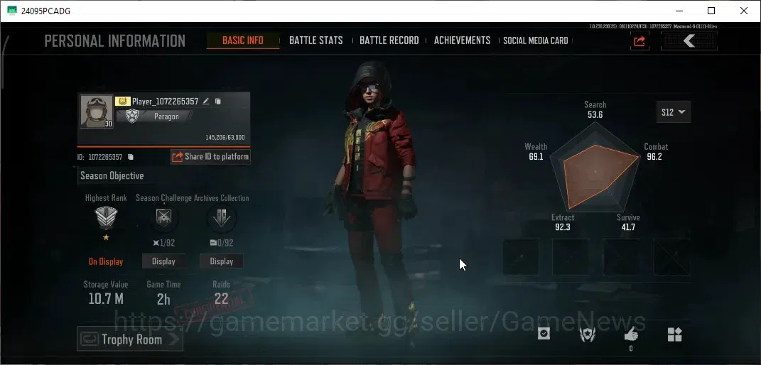 Arena Breakout Accounts MOBILE|Lv30|SV 10.7M|CV 10.5M|Quickhack MDR&Groza, image 2