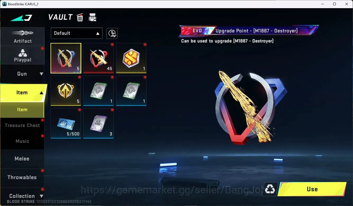 Blood Strike Accounts ASIA | 1 Eternal : QBZ95 - Whisper | MoreCheck SS  image 3