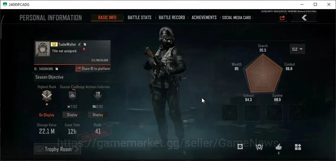 Arena Breakout Accounts MOBILE|Lvl 30|SV 22,1M|CV 18M|GM AK-12,Forest MP5, image 2