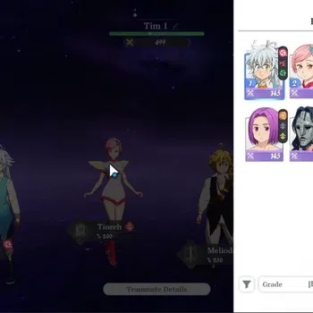 The Seven Deadly Sins: Origin Accounts [EU] Lv 2 Fresh Starter | 2 SSR | Meliodas, Guila & 6 SR| Act 1 Story | Log Netmarble