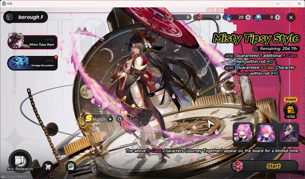 Neverness to Everness Accounts EU | Starter Lv 3 | 1 SSR Hotori + 3 SR Char + 1 S image 3