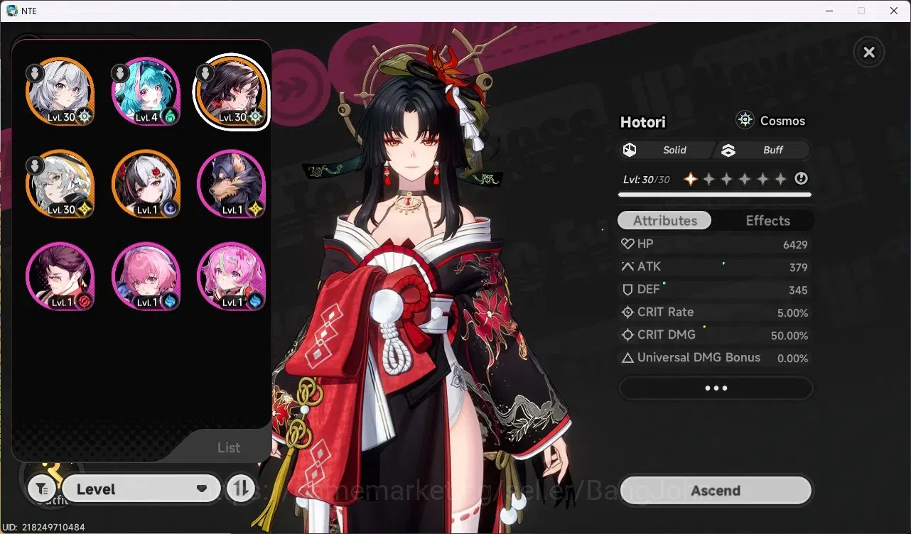 Neverness to Everness Accounts SEA|Lv.15|3 S-Class [Hotori,Lacrimosa+Gilded Rhaps image 2
