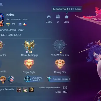 Mobile Legends: Bang Bang Accounts Others Hero 59|Skin76|Lightborn Fanny,Alucard|Epic Uranus,Irithel,Lancelot|Dragon Tamer