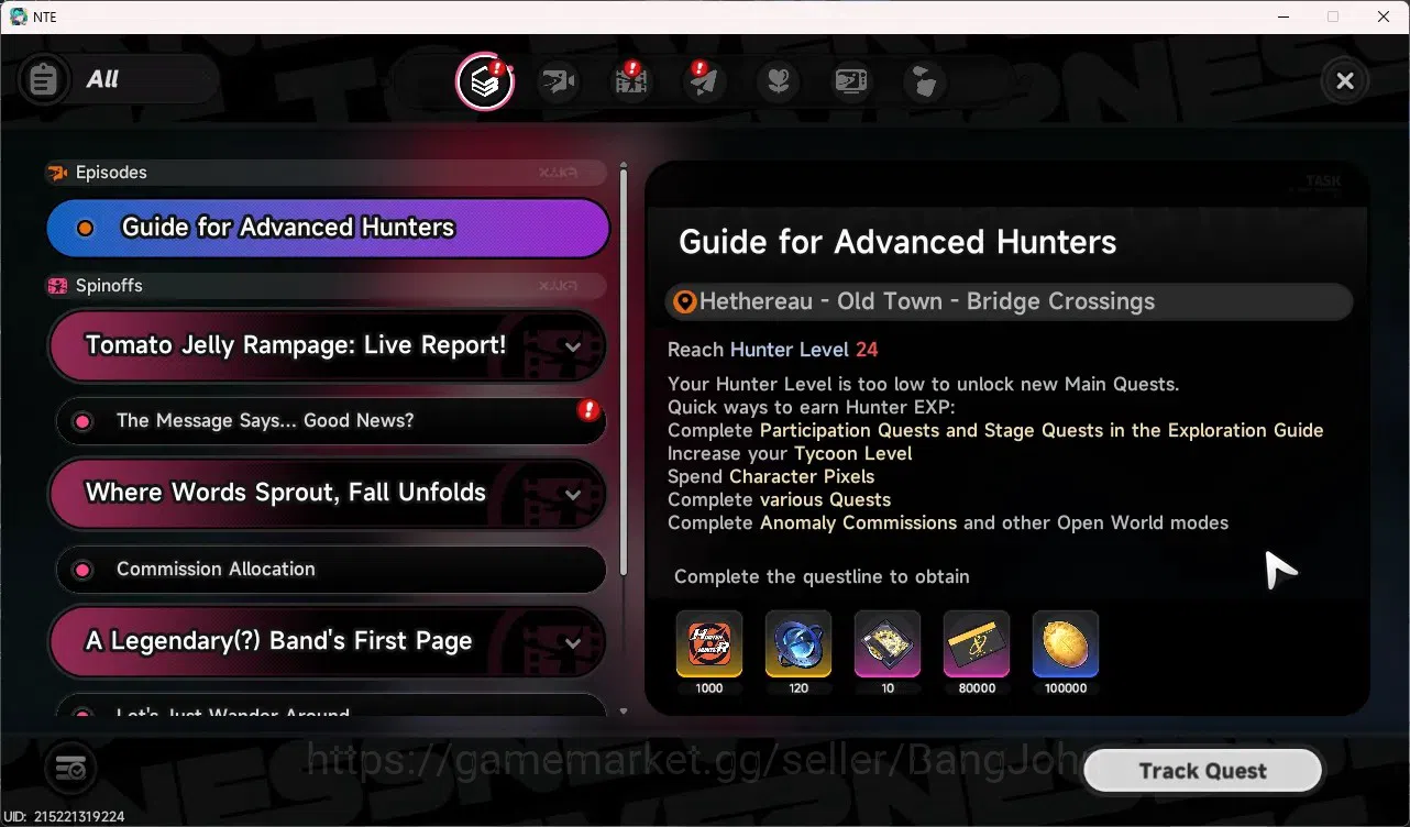 Neverness to Everness Accounts NA | Lv 22 | 5 SSR (Nanally, Daffodill, Jiuyuan) + image 1