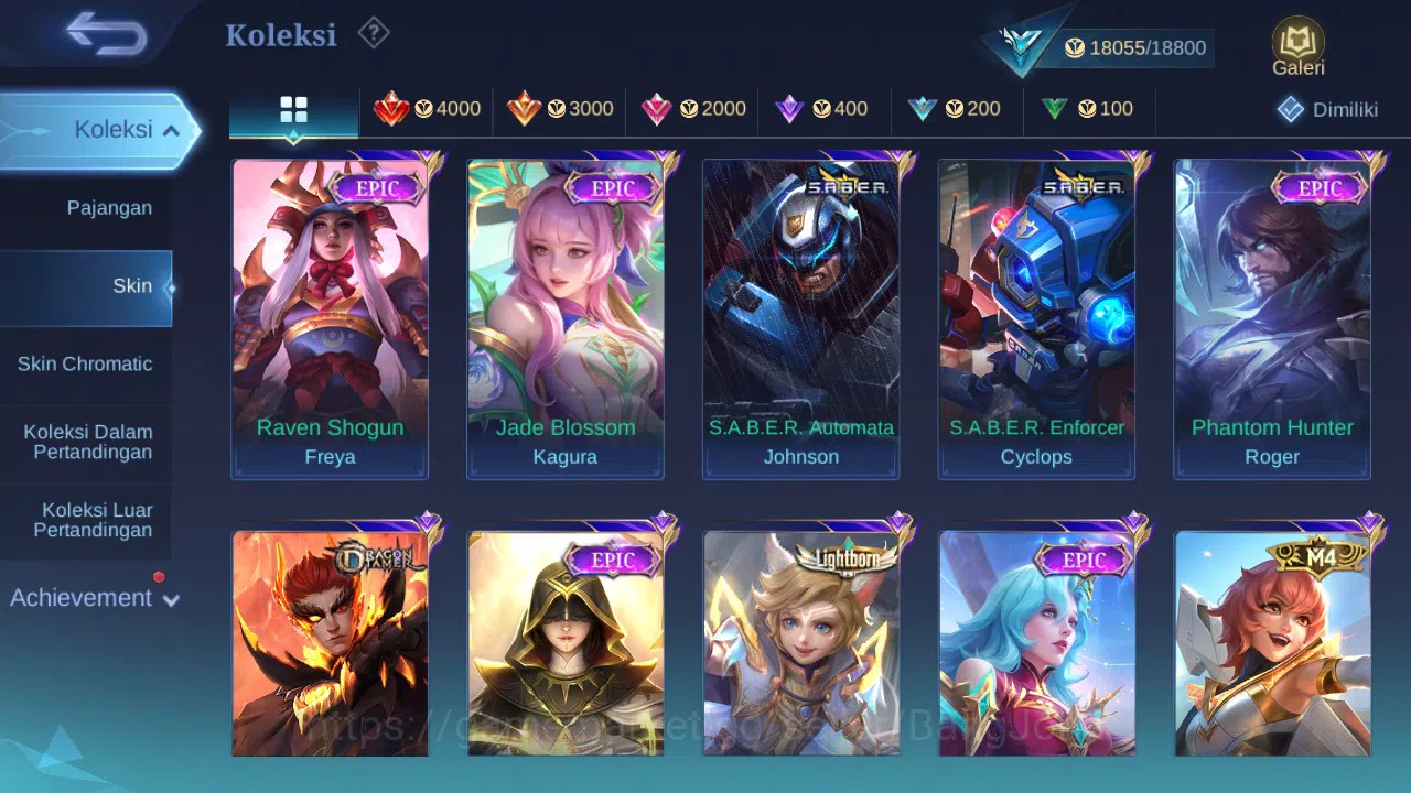 Mobile Legends: Bang Bang Accounts GLOBAL Hero 57 Skin 81 Lightborn Harith | CC Nata  image 3