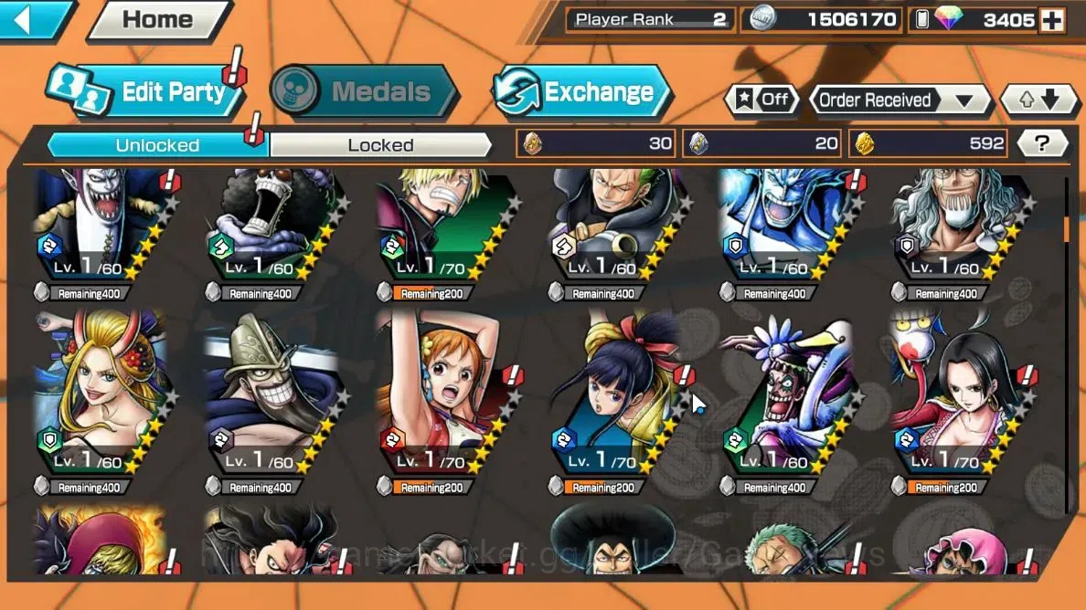 One Piece Bounty Rush Accounts Global| Starter |Ready Gacha 3,4K Rainbow Diamond| image 4