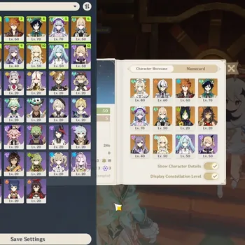 Genshin Impact Accounts Others Asia|AR 50|4 Limited + 4(*5 Weapon)|Vesna+Sign,Arlecchino,Tartaglia,Venti|Female MC|Take
