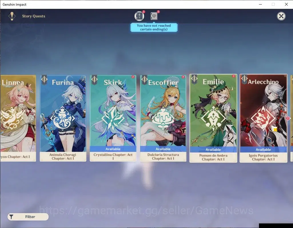 Genshin Impact Accounts ASIA |AR 50|PremTeam [Flins,Columbina,Ineffa]|4 Li image 11