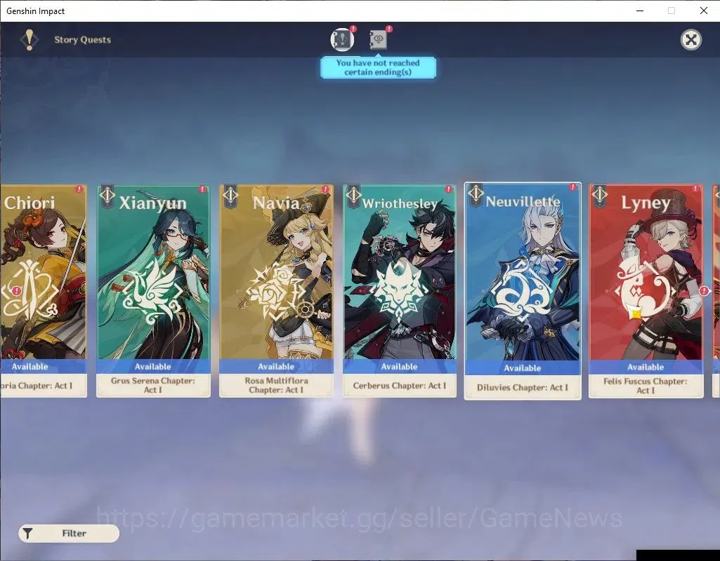 Genshin Impact Accounts ASIA |AR 50|PremTeam [Flins,Columbina,Ineffa]|4 Li image 12