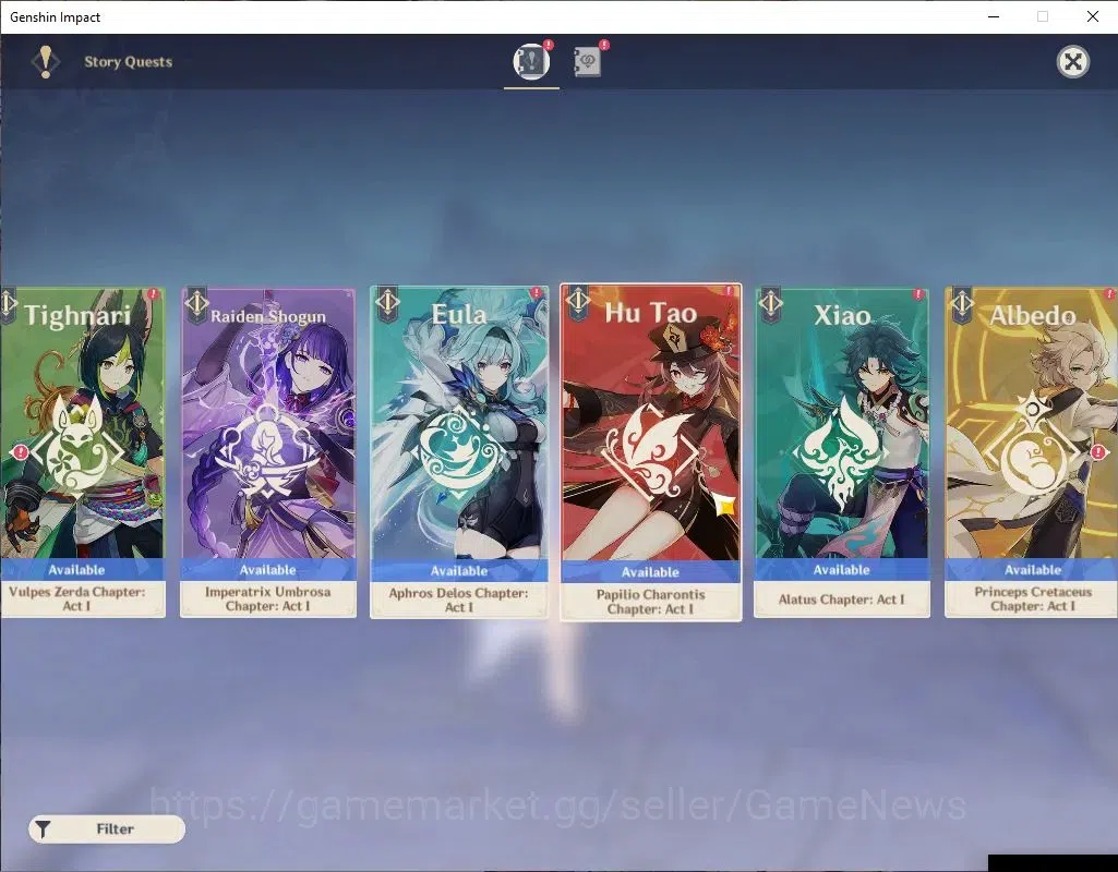 Genshin Impact Accounts ASIA |AR 50|PremTeam [Flins,Columbina,Ineffa]|4 Li image 14