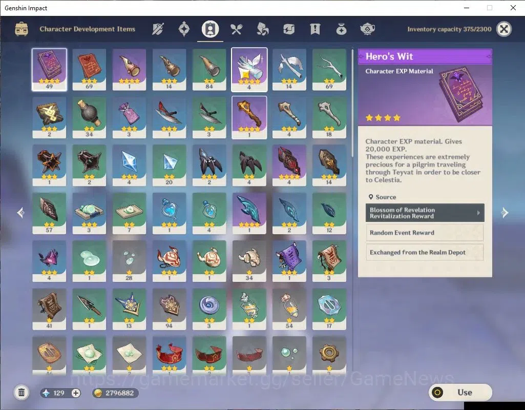 Genshin Impact Accounts ASIA |AR 50|PremTeam [Flins,Columbina,Ineffa]|4 Li image 4