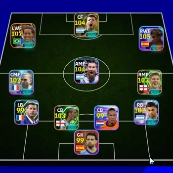 eFootball Accounts Legends & Iconic Players Android|Big Time Ronaldinho|9 Epic Rooney,Sergio Aguero,Rio