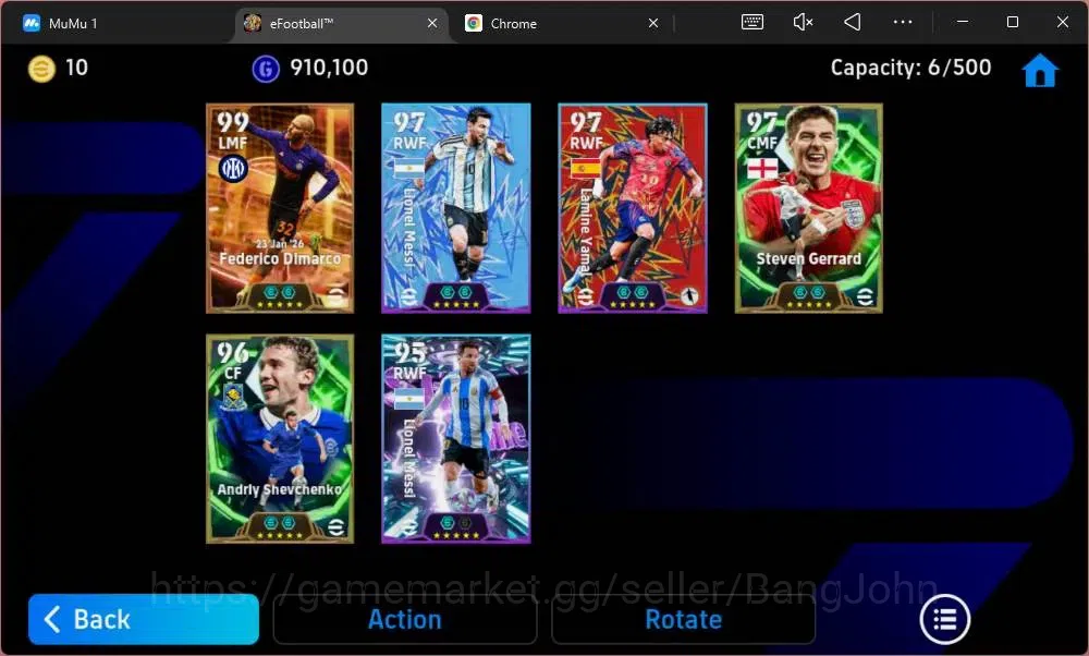 eFootball Accounts Mobile|PW 3095|Bigtime Dimarco|Epic Gerrard,Shevch image 3