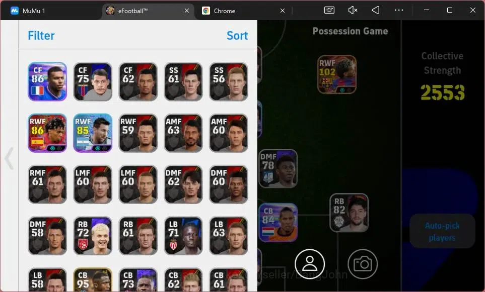 eFootball Accounts Mobile |PW 2553| Starter | Bigtime Yamal |Showtime image 2