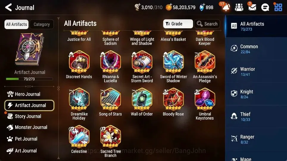 Epic Seven Accounts Global | 11 ML(CPavel,Judge Kise,SECeline,AVildred image 16
