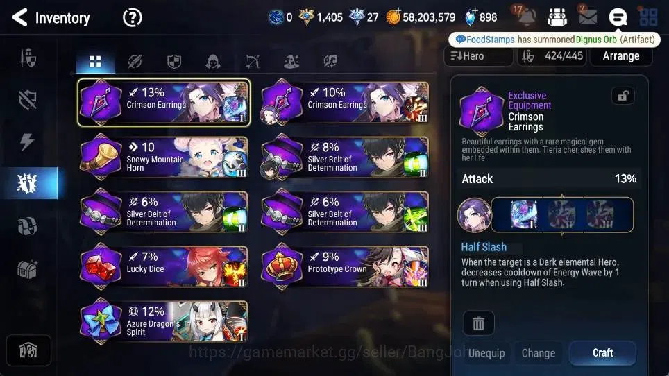 Epic Seven Accounts Global | 11 ML(CPavel,Judge Kise,SECeline,AVildred image 8