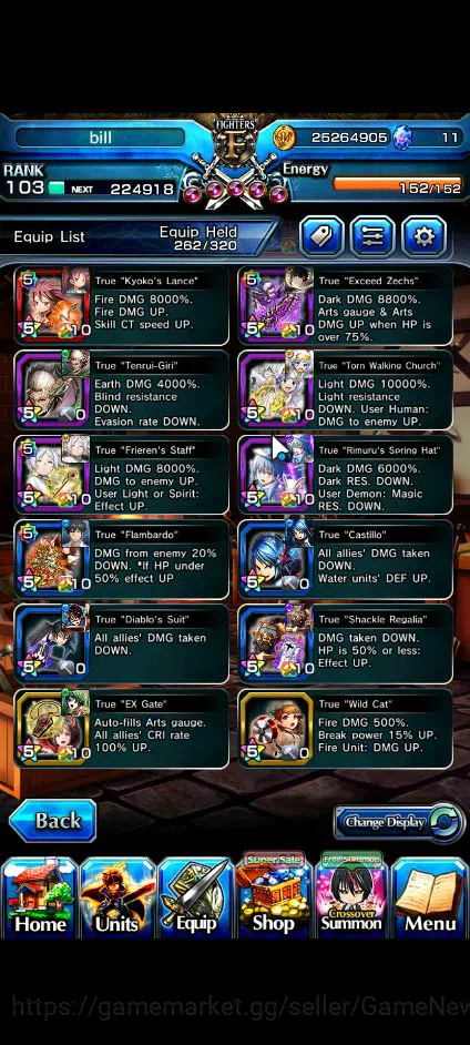 Grand Summoners Accounts Global|Rank 103|23 Ascend+11 TW|[S Miyu,Touma,LM I image 17