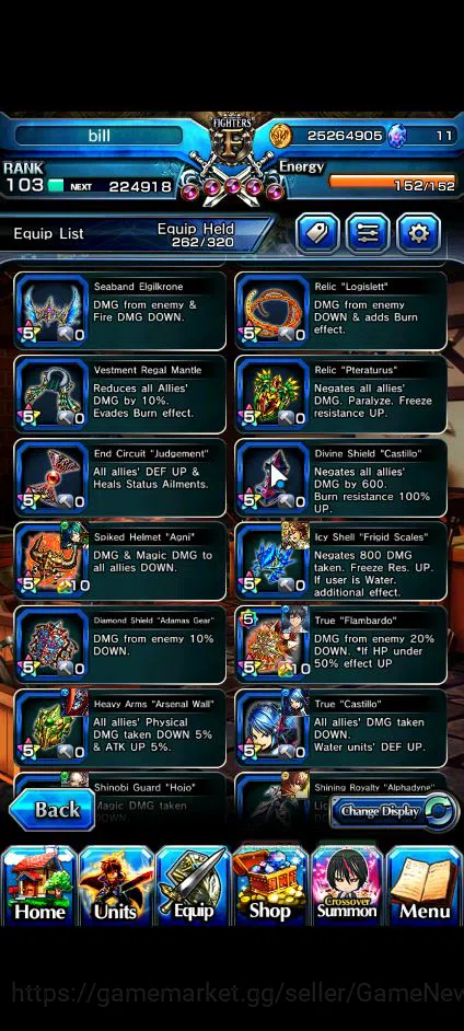 Grand Summoners Accounts Global|Rank 103|23 Ascend+11 TW|[S Miyu,Touma,LM I image 9