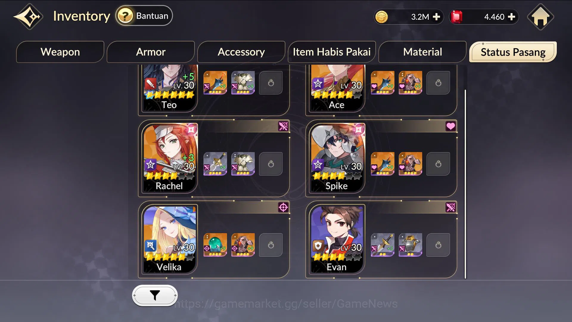 Seven Knights Re:Birth Accounts [Re:BIRTH]SEAl|9 Legendary(Teo Tc1,Eileene,Velika, image 15