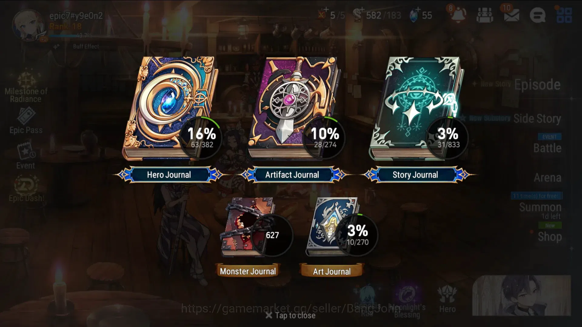 Epic Seven Accounts Global Unverif | Fresh Starter | 3ML (Harsetti, AT image 15