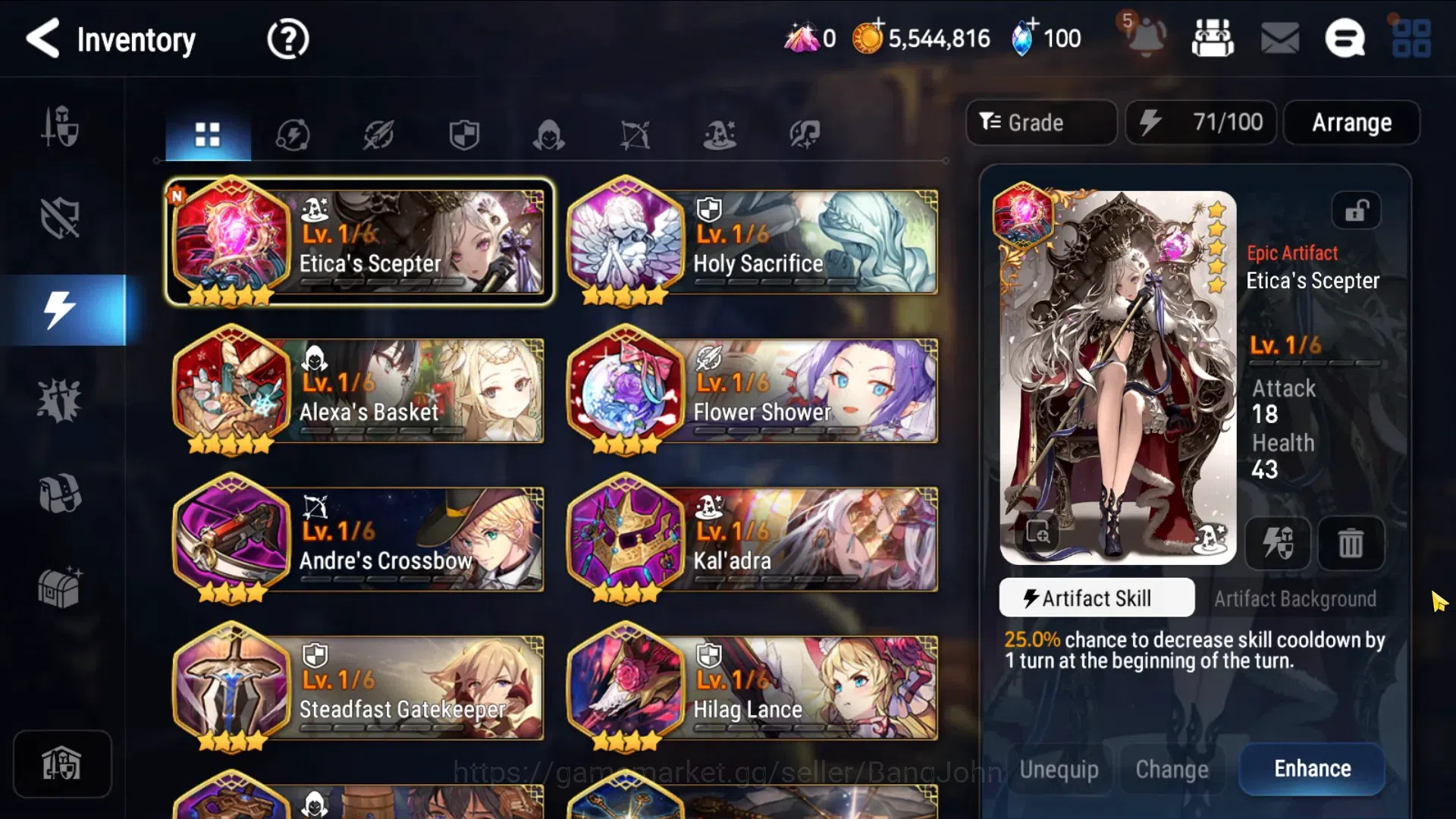 Epic Seven Accounts Global Unverif | Fresh Starter | 3ML (Harsetti, AT image 3