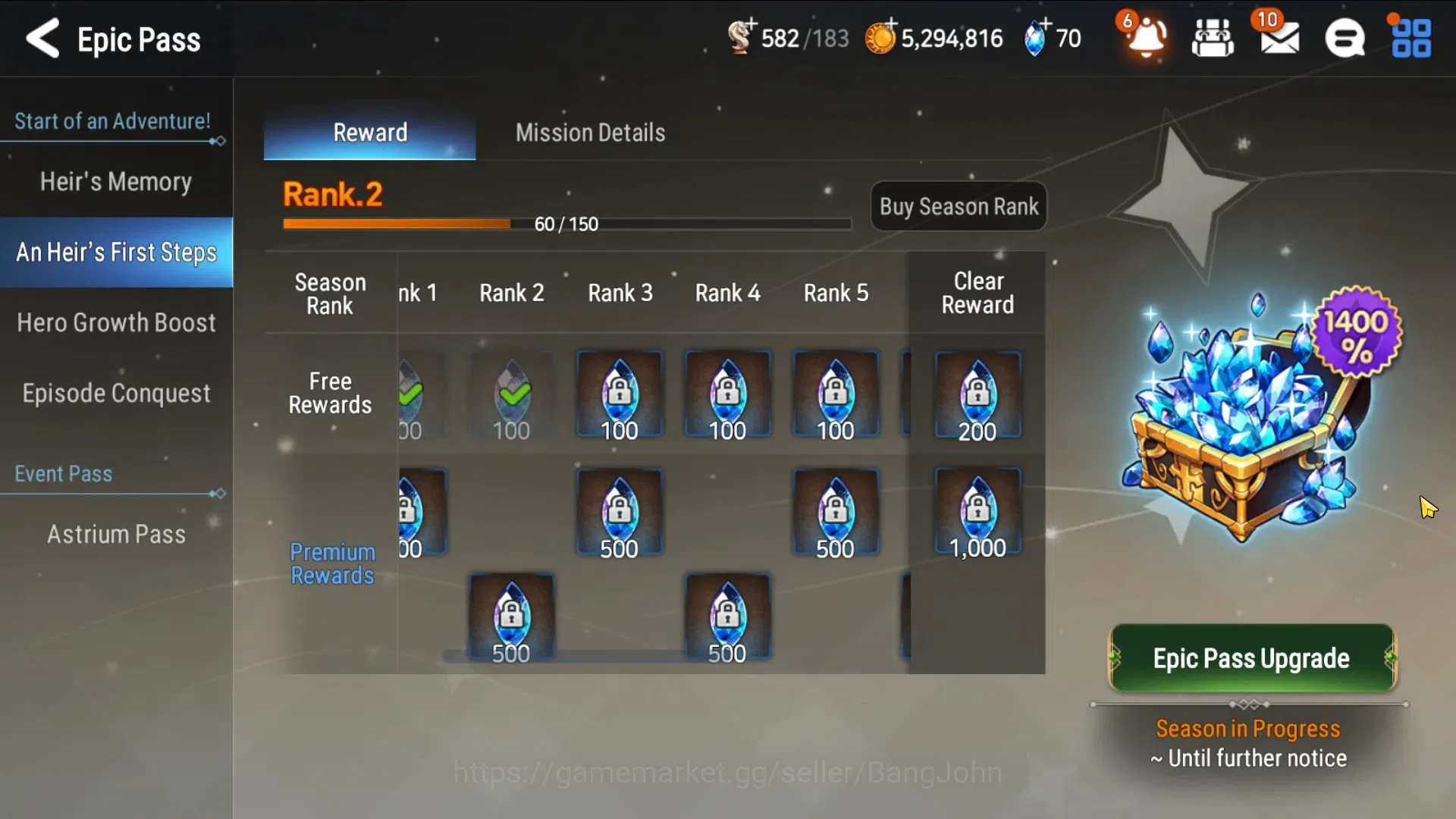 Epic Seven Accounts Global Unverif | Fresh Starter | 3ML (Harsetti, AT image 7