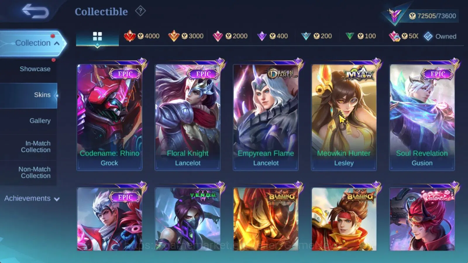 Mobile Legends: Bang Bang Accounts Hero 120|Skin 273|High Glory 54|Prime Claude,KOF K image 11
