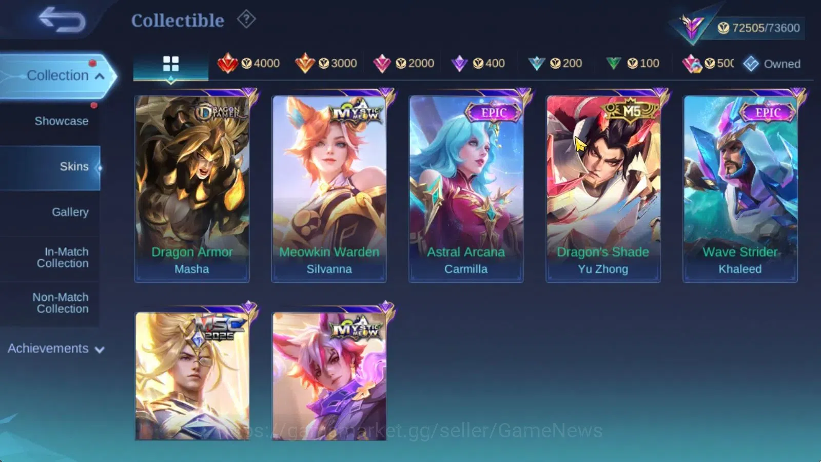 Mobile Legends: Bang Bang Accounts Hero 120|Skin 273|High Glory 54|Prime Claude,KOF K image 15