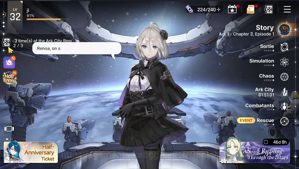 Chaos Zero Nightmare Accounts GLOBAL|Lv32|6 SSR[Tiphera,Chizuru+Sign,Nine,Haru,V image 1
