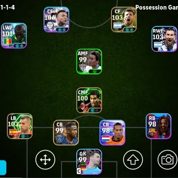 eFootball Accounts High-End Mobile |PW 3105|Epic JordiAlba Serginho Aguero,Shwt Mbappe Yamal Jackson ArkiRui,etc|Coach