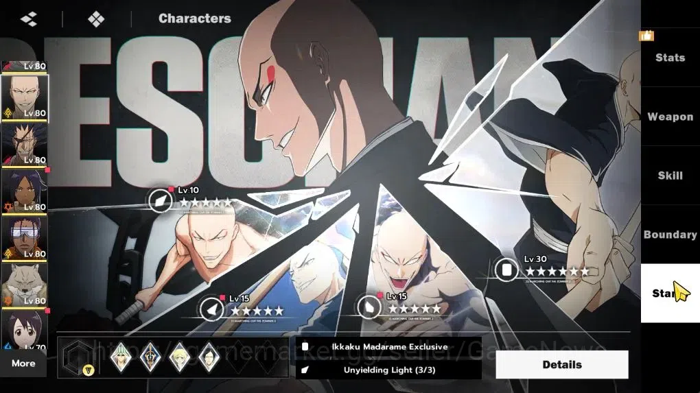 BLEACH: Soul Resonance Accounts NuverseSEA LV 66|10SSR [(ToshiroB1,IkkakuB1,Aizen, image 20
