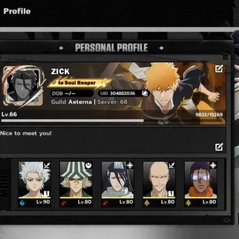BLEACH: Soul Resonance Accounts NuverseSEA LV 66|10SSR [(ToshiroB1,IkkakuB1,Aizen, image 1