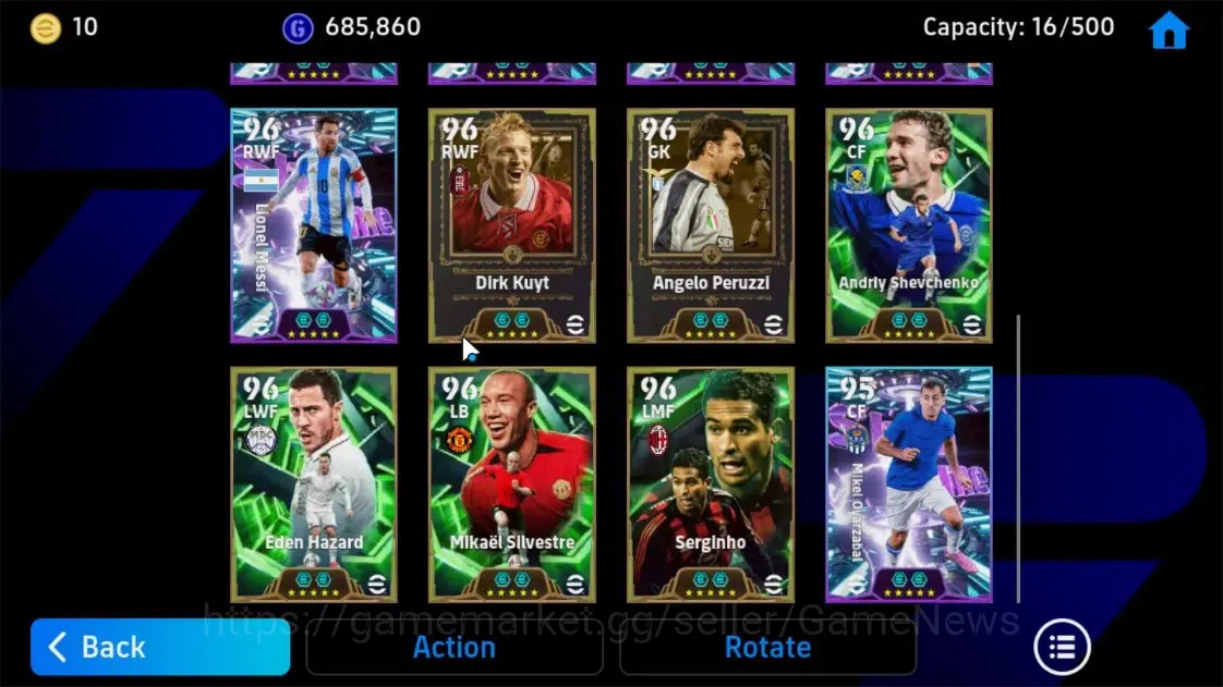 eFootball Accounts Android|Benjamin Sesko,Shinji Kagawa,Dirk Kuyt,Lee image 6