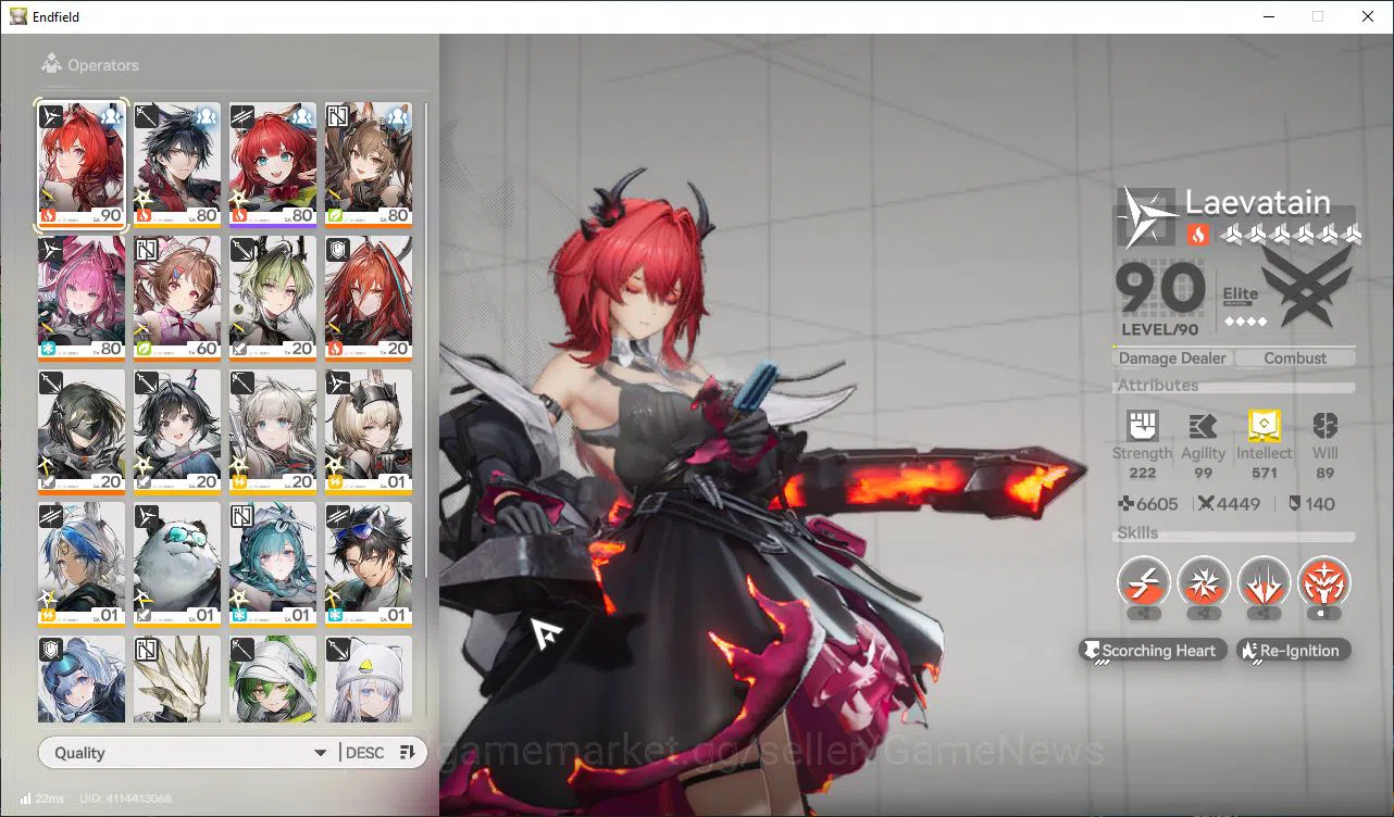 Arknights: Endfield Accounts Asia Lv53|1,7k Oro|6 SSR[(Laeva,Gilbert,ArdelP1)+S image 1