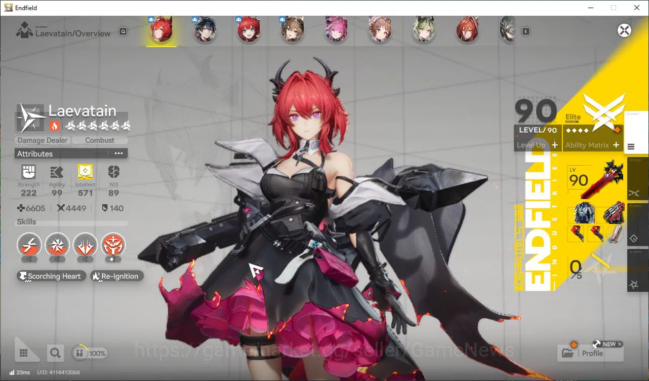 Arknights: Endfield Accounts Asia Lv53|1,7k Oro|6 SSR[(Laeva,Gilbert,ArdelP1)+S image 3