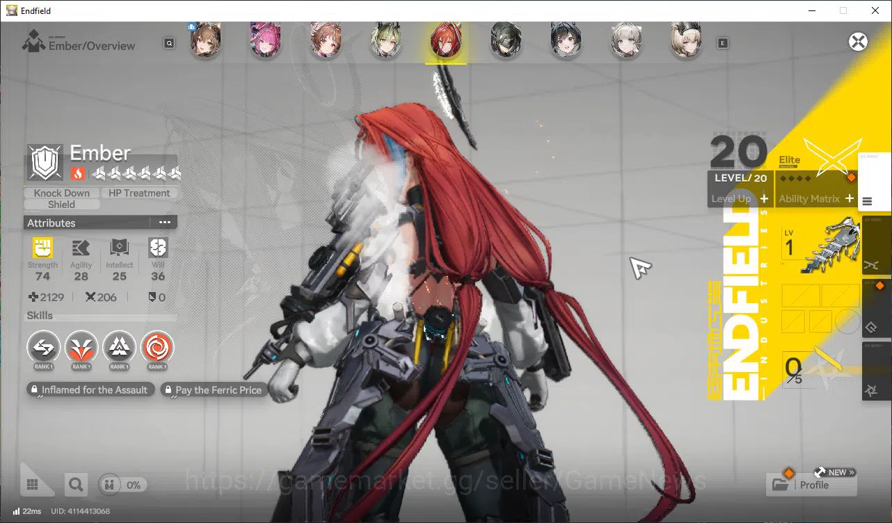 Arknights: Endfield Accounts Asia Lv53|1,7k Oro|6 SSR[(Laeva,Gilbert,ArdelP1)+S image 9