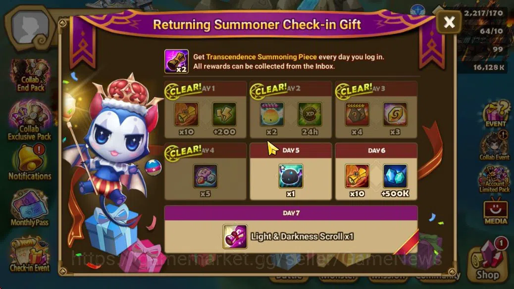 Summoners War: Sky Arena Accounts GLOBAL|Lv 25|Fresh Starter|1 NB5[Thesar]|Returning image 14