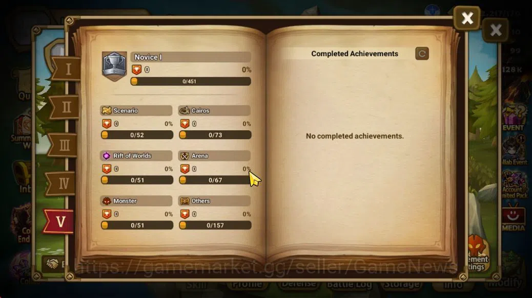 Summoners War: Sky Arena Accounts GLOBAL|Lv 25|Fresh Starter|1 NB5[Thesar]|Returning image 7