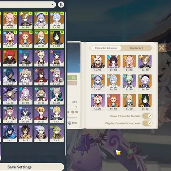 Genshin Impact Accounts Others Asia|AR 56|Premium Team Odette|4 Limited + 3(*5 Weapon)|Columbina,Arataki Itto C1,Yae