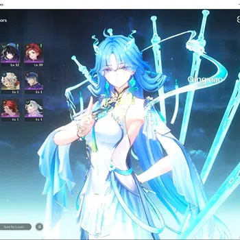 Wuthering Waves Accounts Starter EU|Fresh Starter UL 9|1 Limited|Qingxiao + 1 Standard Lingyang|DB lvl 3|Female MC|Log